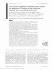 Research paper thumbnail of Socio-economic inequalities in malnutrition among children and adolescents in Colombia: the role of individual-, household- and community-level characteristics