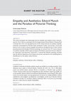 Research paper thumbnail of Empathy and Aesthetics: Edvard Munch and the Paradox of Pictorial Thinking