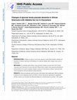 Research paper thumbnail of Changes of glucose levels precede dementia in African-Americans with diabetes but not in Caucasians