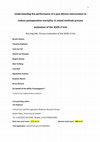 Research paper thumbnail of Understanding the performance of a pan-African intervention to reduce postoperative mortality: a mixed-methods process evaluation of the ASOS-2 trial