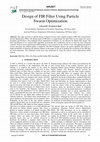 Research paper thumbnail of Design of FIR Filter Using Particle Swarm Optimization