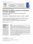 Research paper thumbnail of Importance of elastase production in development of invasive aspergillosis