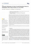 Research paper thumbnail of Automatic Delineation of Urban Growth Boundaries Based on Topographic Data Using Germany as a Case Study