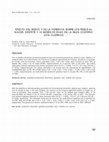 Research paper thumbnail of Efecto del medio y de la herencia sobre los pesos al nacer, destete y 16 meses de edad en la raza costeño con cuernos