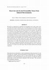 Research paper thumbnail of Reservoir-scale In-situ Permeability Tensor from Induced Microseismicity