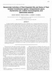 Research paper thumbnail of Bactericidal Activities of Plant Essential Oils and Some of Their Isolated Constituents against Campylobacter jejuni, Escherichia coli, Listeria monocytogenes, and Salmonella enterica