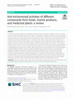 Research paper thumbnail of Anti-trichomonad activities of different compounds from foods, marine products, and medicinal plants: a review