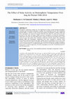 Research paper thumbnail of The Effect of Solar Activity on Stratospheric Temperature Over Iraq for Period 1948-2014