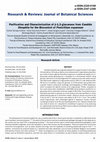 Research paper thumbnail of Purification and Characterization of β-1,3-glucanase from CandidaOleophila for the Biocontrol of Penicillium expansum