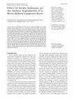 Research paper thumbnail of Effect of Acidic Solutions on the Surface Degradation of a Micro-Hybrid Composite Resin