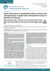 Research paper thumbnail of Cardiac Interventions in Symptomatic Patients ≥ 90-Years-Old (Nonagenarians): A Single-Center Retrospective Analysis of Spectrum and Outcome