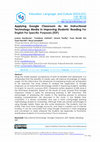 Research paper thumbnail of Applying Google Classroom As An Instructional Technology Media In Improving Students’ Reading For English For Specific Purposes (ESP)