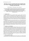 Research paper thumbnail of THE IMPACT OF LEAN CONSTRUCTION TOOLS ON REDUCTION OF CONTRACTOR RELATED CAUSES OF DELAY IN SRI LANKAN CONSTRUCTION INDUSTRY