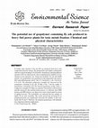 Research paper thumbnail of The potential use of geopolymer containing fly ash produced in heavy fuel power plants for toxic metals fixation: Chemical and physical characteristics