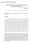 Research paper thumbnail of O principio da solidariedade digital em tempos de pandemia