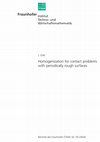 Research paper thumbnail of Homogenization for contact problems with periodically rough surfaces