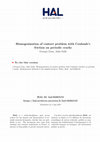 Research paper thumbnail of Homogenization of contact problem with Coulomb's friction on periodic cracks