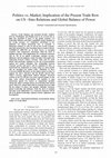 Research paper thumbnail of Politics vs. Market; Implication of the Present Trade Rowon US –Sino Relations and Global Balance of Power