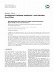 Research paper thumbnail of Development of Cutaneous Bioadhesive Ureasil-Polyether Hybrid Films