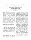 Research paper thumbnail of A system based approach to construct a Kaposi sarcoma-associated herpesvirus (KSHV) specific pathway crosstalk network