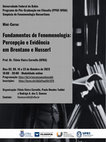 Research paper thumbnail of Fundamentos de Fenomenologia: Percepção e Evidência em Brentano e Husserl