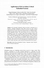 Research paper thumbnail of Application of SOA in Safety-Critical Embedded Systems