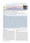 Research paper thumbnail of Application of IoT for Developing Sustainable and Smart Farming