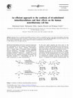 Research paper thumbnail of An efficient approach to the synthesis of tri-substituted iminothiazolidenes and their effects on the human neuroblastoma cell line