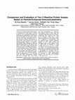 Research paper thumbnail of Comparison and evaluation of two C-reactive protein assays based on particle-enhanced immunoturbidimetry