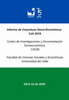 Research paper thumbnail of Informe de Coyuntura Socio-Económica : Cali 2019