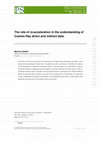 Research paper thumbnail of The role of re-acceleration in the understanding of Cosmic-Ray direct and indirect data