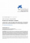 Research paper thumbnail of H. R. Goette - Á. M. Nagy, Die Büste eines >Philosophen< in Budapest