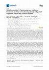 Research paper thumbnail of Milk Production, N Partitioning, and Methane Emissions in Dairy Cows Grazing Mixed or Spatially Separated Simple and Diverse Pastures