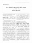 Research paper thumbnail of 2011 Meeting of the Peripheral Nerve Society June 25-29, 2011 Potomac, Maryland