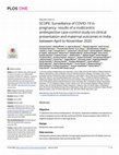 Research paper thumbnail of SCOPE: Surveillance of COVID-19 in pregnancy- results of a multicentric ambispective case-control study on clinical presentation and maternal outcomes in India between April to November 2020