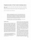 Research paper thumbnail of Postpolymerization of vinyl acetate-containing latexes