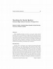 Research paper thumbnail of Teaching for Social Justice: Veteran High School Teachers' Perspectives