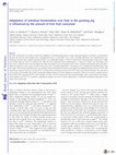 Research paper thumbnail of Adaptation of intestinal fermentation over time in the growing pig is influenced by the amount of kiwi fruit consumed