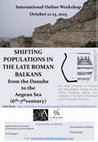 Research paper thumbnail of SHIFTING POPULATIONS IN THE LATE ROMAN BALKANS from the Danube to the Aegean Sea (6 th -7 th century). FLYER & PROGRAM