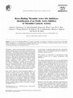 Research paper thumbnail of Retro-Binding thrombin active site inhibitors: identification of an orally active inhibitor of thrombin catalytic activity