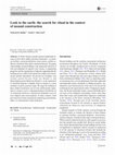 Research paper thumbnail of Look to the earth: the search for ritual in the context of mound construction