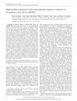 Research paper thumbnail of High-resolution dynamics of the transcriptional response to nutrition in Drosophila: a key role for dFOXO