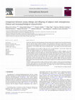 Research paper thumbnail of Comparison between young siblings and offspring of subjects with schizophrenia: Clinical and neuropsychological characteristics