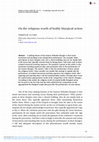 Research paper thumbnail of On the religious worth of bodily liturgical action