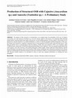 Research paper thumbnail of Production of Structural OSB with Cajueiro (Anacardium sp.) and Amescla (Trattinikia sp.) - A Preliminary Study