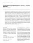 Research paper thumbnail of Hunger and Poverty among Elderly Patients Attending an Emergency Department