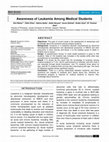 Research paper thumbnail of Awareness of Leukemia among Medical Students