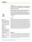 Research paper thumbnail of Introgression of wild alleles into the tetraploid peanut crop to improve water use efficiency, earliness and yield