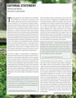 Research paper thumbnail of Editorial Statement: Women and Nature