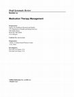 Research paper thumbnail of Medication Therapy Management